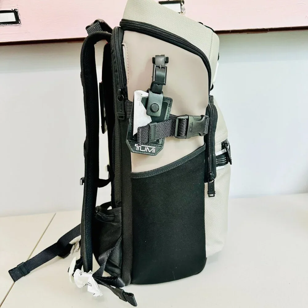 TUMI ALPHA BRAVO RESERVE UNISEX BACKPACK CHALK RUCKSACK